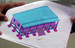 チェッシャー小学校：完成予想図新規学校舎兼シェルター建設（20％ 終了）